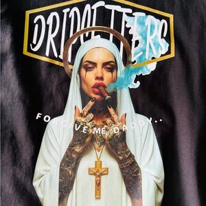 The Sinner- DripSetters Special Graphic Black Tee